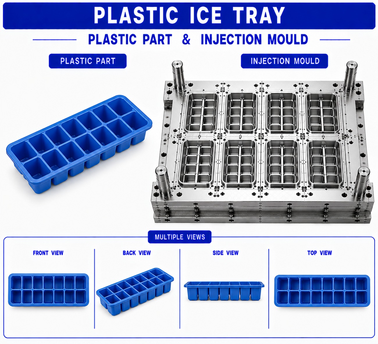 Plastic Ice Tray Mould and Moulding Service